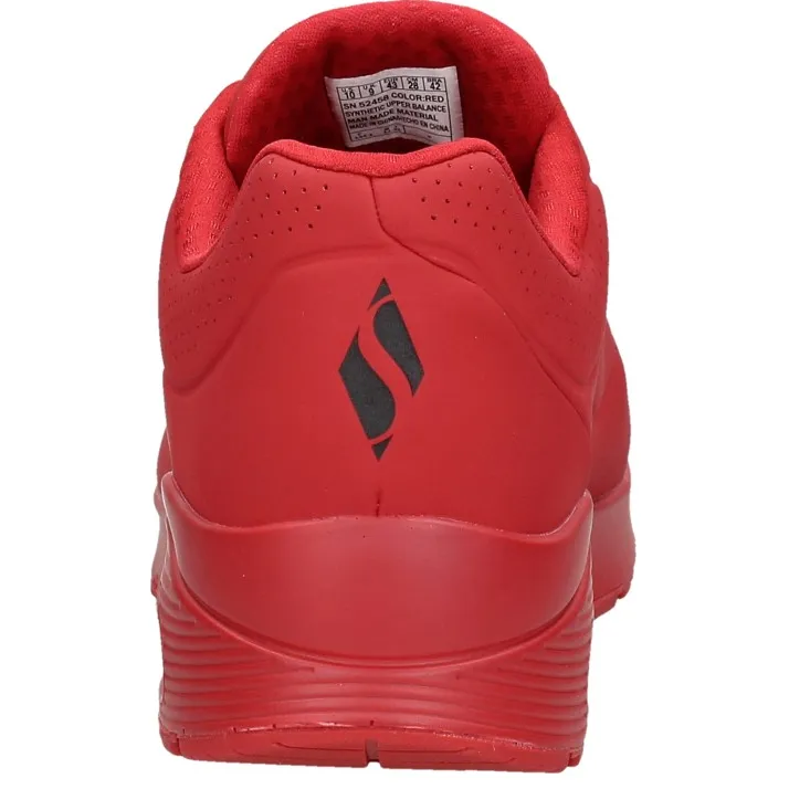 Skechers Uno Stand On Air lage sneakers rood, foto 5