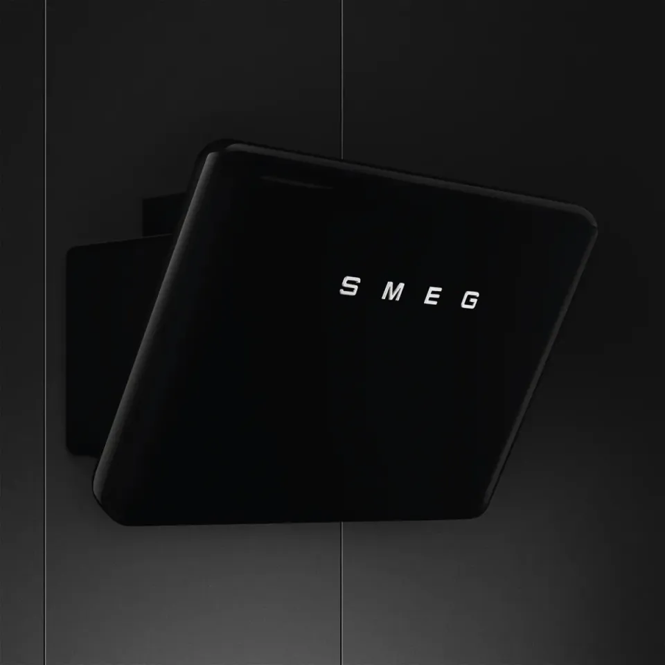 Smeg KFAB84BL schouwkap zwart, foto 2