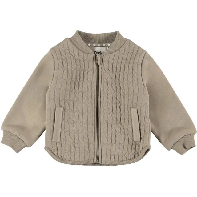 Dirkje rechtvallend sweatvest - kaki