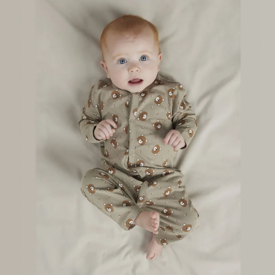 NAME IT BABY pyjama set van 3 kaki, foto 6