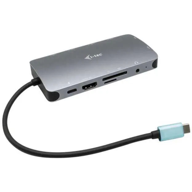 i-tec USB-C Travel Nano dockingstation 100W grijs