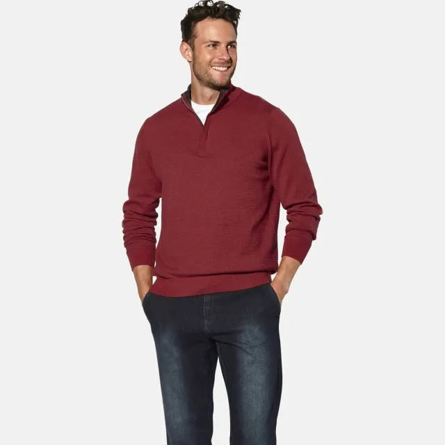 Babista trui gebreid AMILON rood