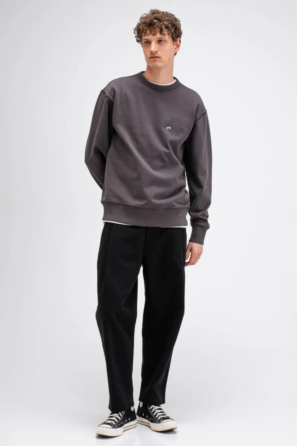 Butcher of Blue relaxed fit sweater met backprint - grijs, foto 4
