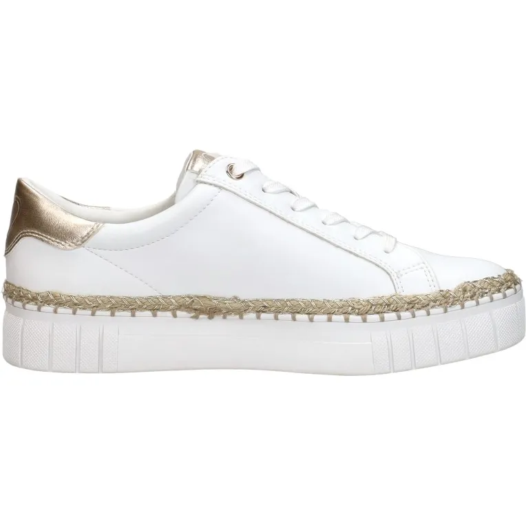 Marco Tozzi lage sneakers wit