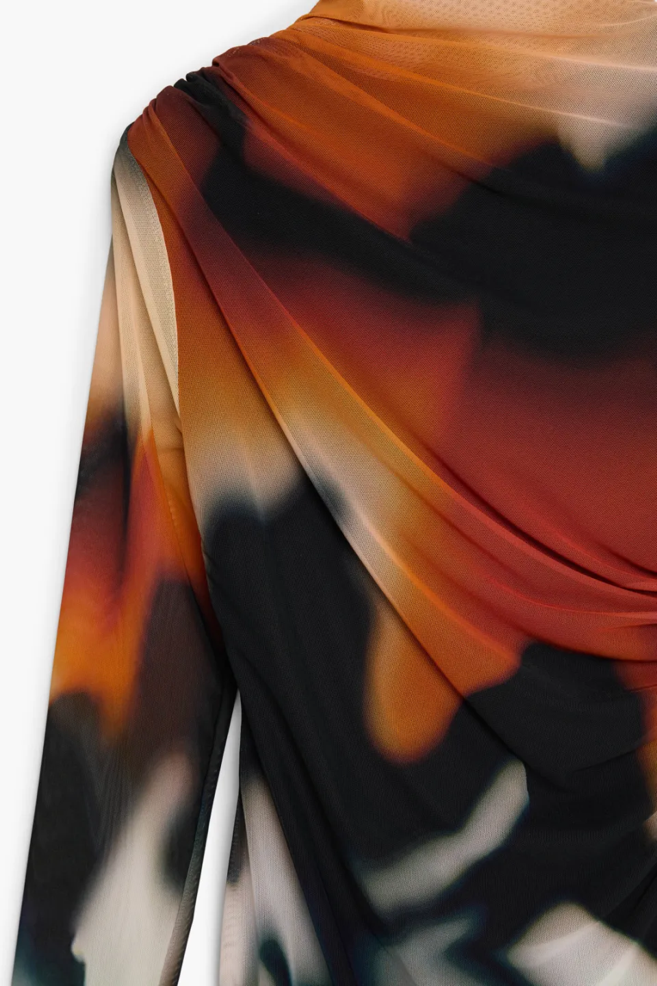 Desigual korte jurk zwart/oranje, foto 3