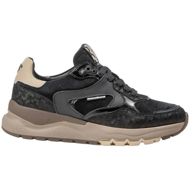 Floris Van Bommel Treni 02.06 suède sneakers - zwart