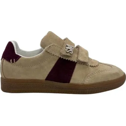 Steve Madden Jeileen sneakers beige/bordeaux Meisjes Suèdelook Meerkleurig