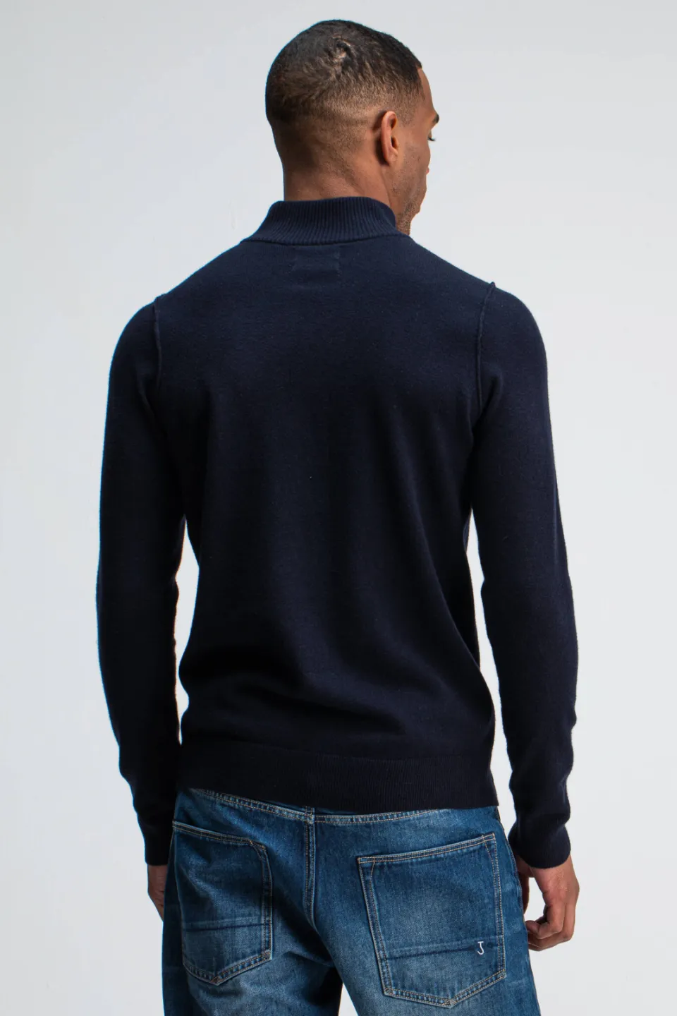 Butcher of Blue regular fit gebreide trui met wol - alaska blue, foto 4