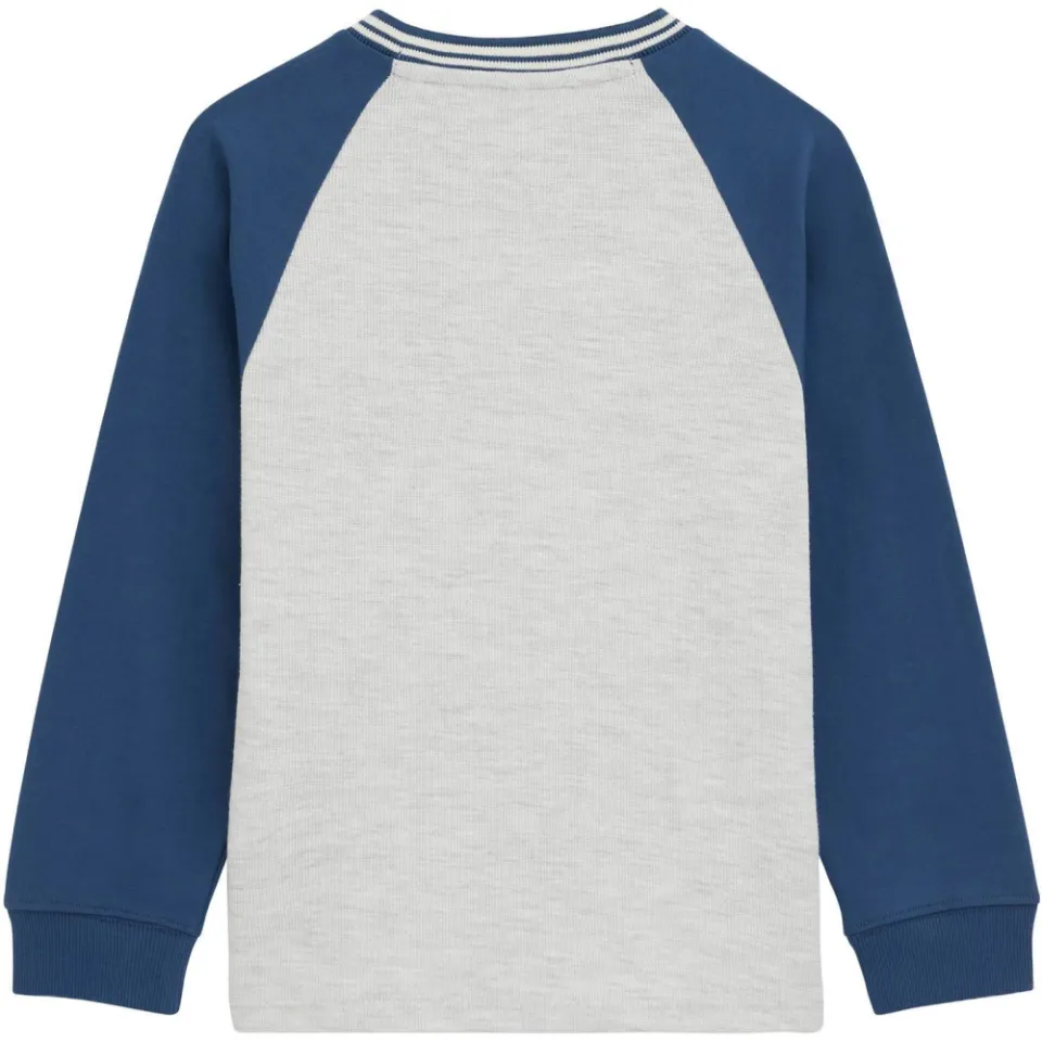 WE Fashion longsleeve grijs/blauw, foto 3