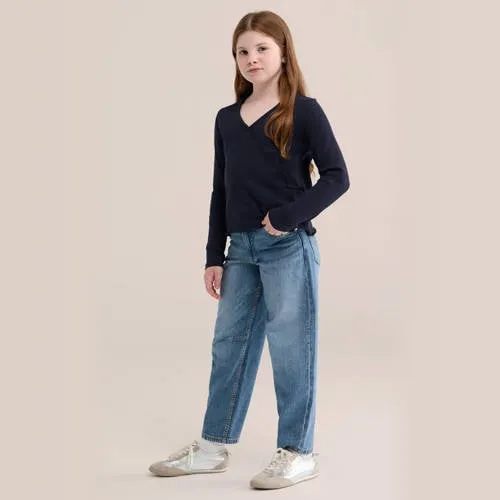 WE Fashion longsleeve donkerblauw, foto 4