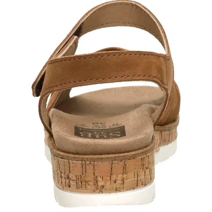 Sub55 Comfort Collection Mia 01 sandalen cognac, foto 5