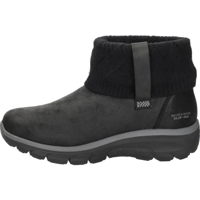 Skechers Slip-ins Easy Going Cozy Weather 4 enkellaarsje zwart, foto 2
