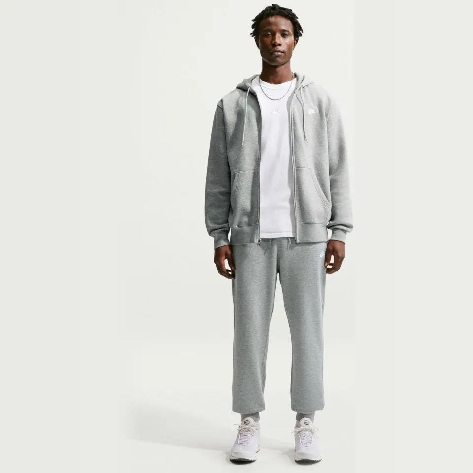 Nike Club joggingbroek grijs melange
