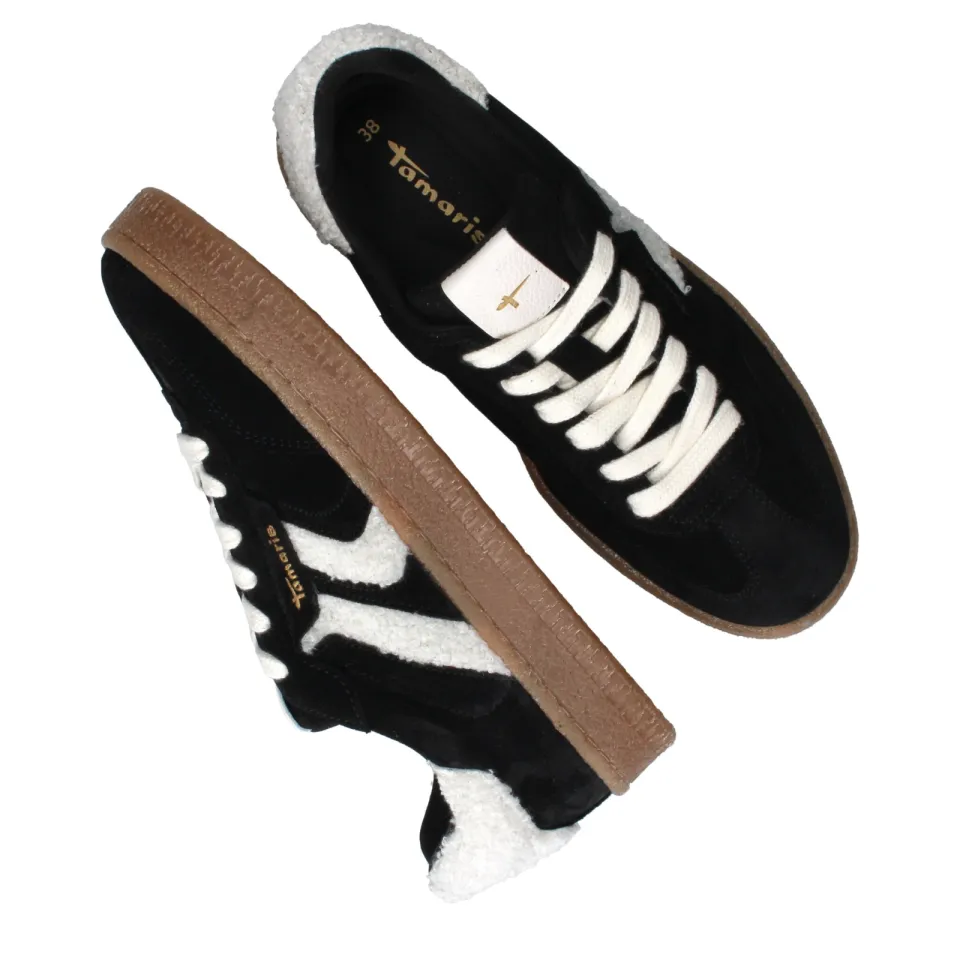 Tamaris lage sneakers zwart, foto 8