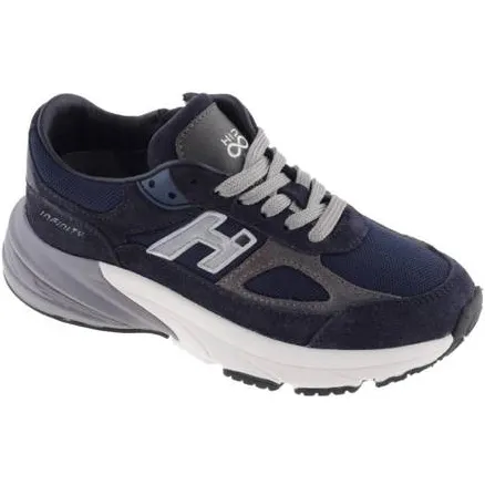 Hip suède sneakers - donkerblauw, foto 3