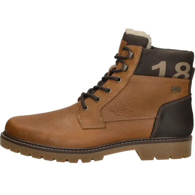 Rieker 38832 hoge veterschoenen cognac, foto 2