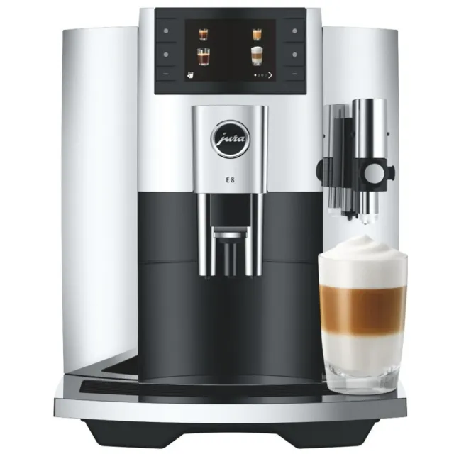 Jura E8 EC Volautomaat Grijs Chroom