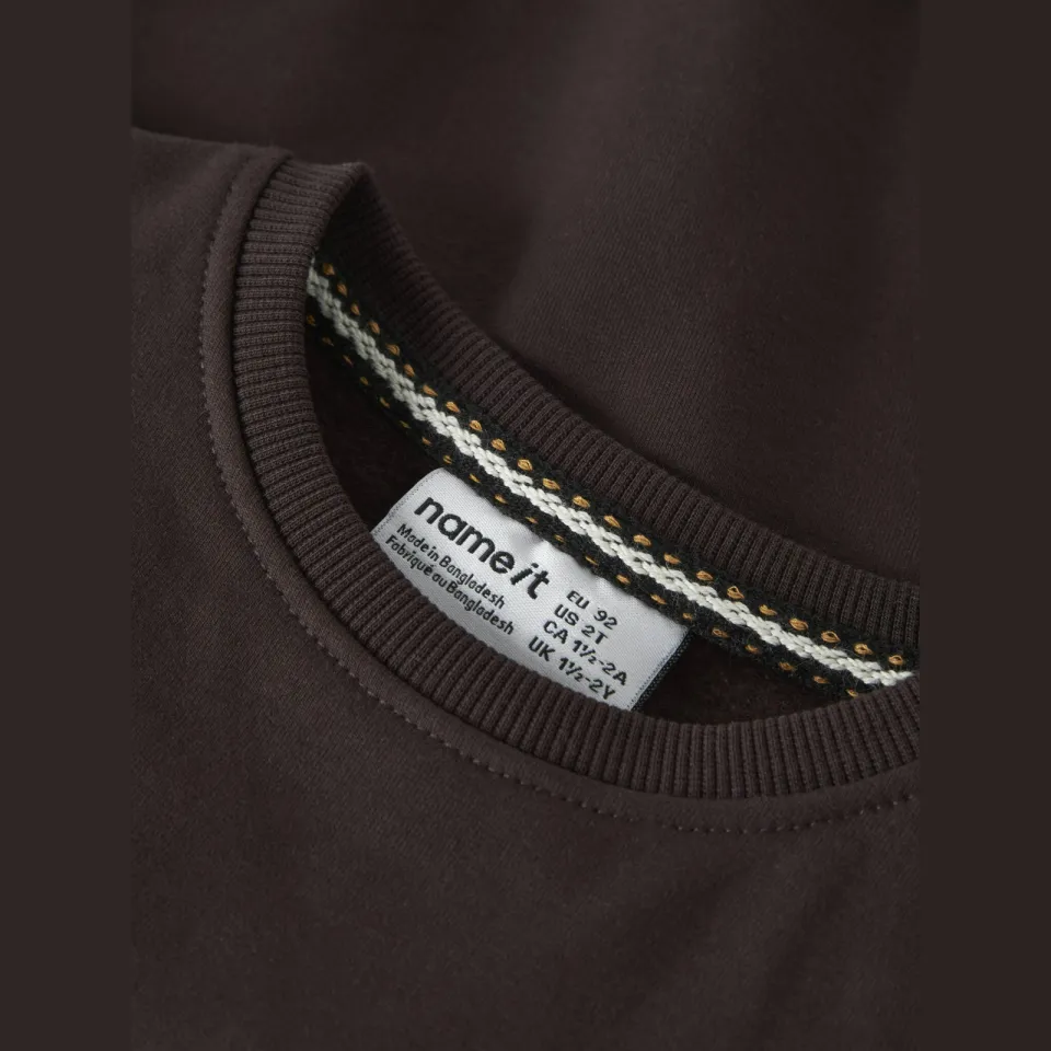 NAME IT Mole sweater bruin, foto 4