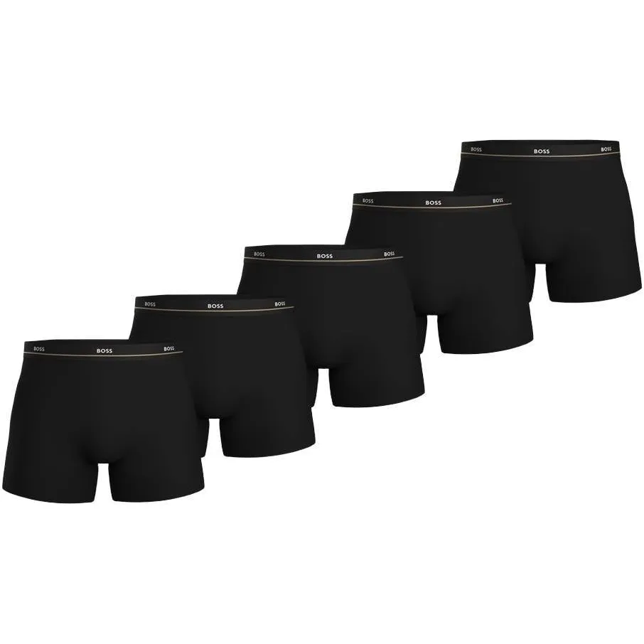Boss Essential Brief boxershorts zwart 5-pack