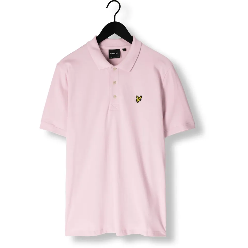 Lyle & Scott Heren Polo's & T-shirts Plain Polo Shirt - Lichtroze, foto 2