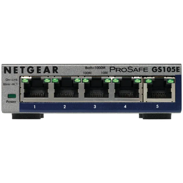 Netgear ProSafe Plus GS105E Switch Grijs