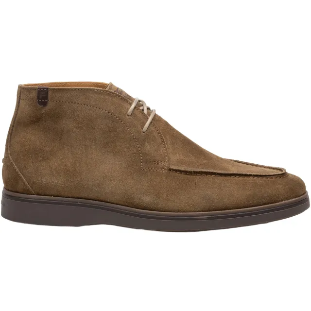Floris Van Bommel De Oister 05.01 suède veterboots - lichtbruin