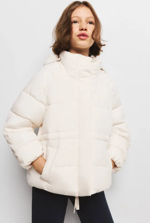 Mango winteranorak ecru
