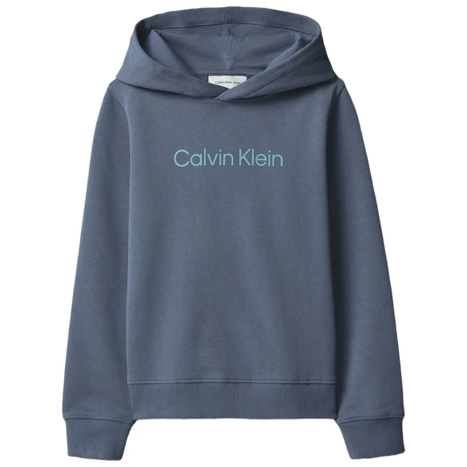 Calvin Klein hoodie met logo - blauw, foto 2
