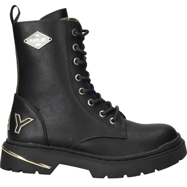 Replay Joplin 15 veterboots zwart