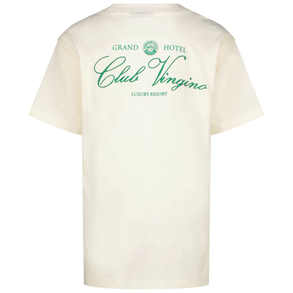 Vingino T-shirt met backprint ecru, foto 4