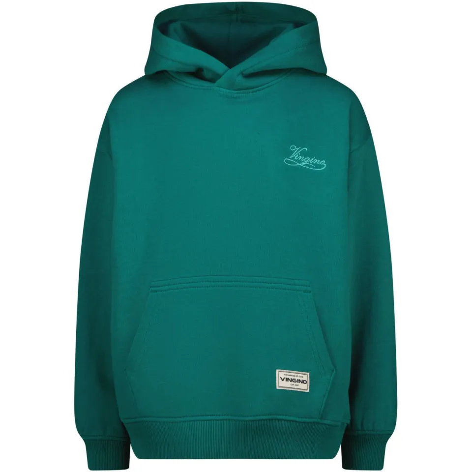 Vingino hoodie met logo - groen, foto 2