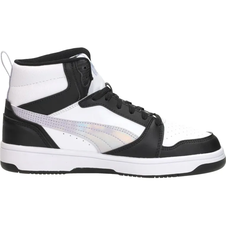 Puma Rebound V6 Mid Space Belle sneaker wit Zwart
