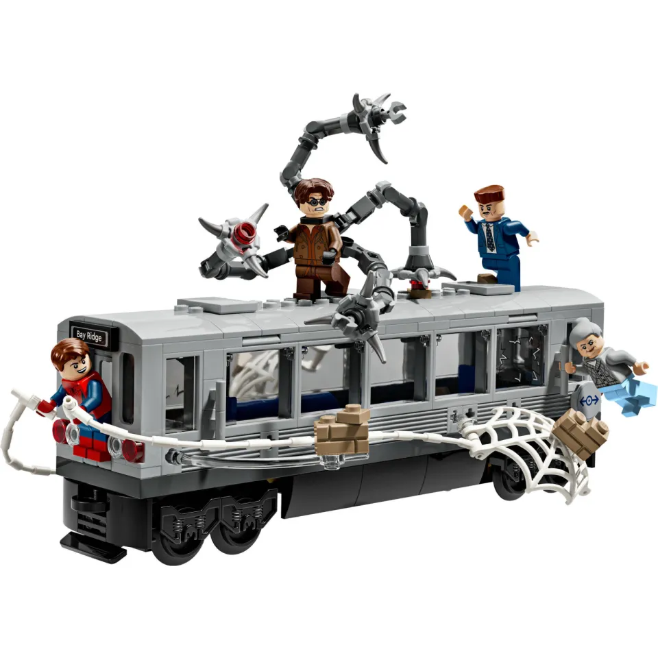 Lego Marvel Spider-Man Spider-Man vs. Doc Ock metroscène 76321