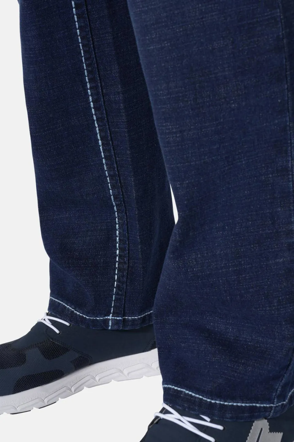 Jan Vanderstorm MORTEN loose fit jeans donkerblauw +FIT Collectie Plus Size, foto 4