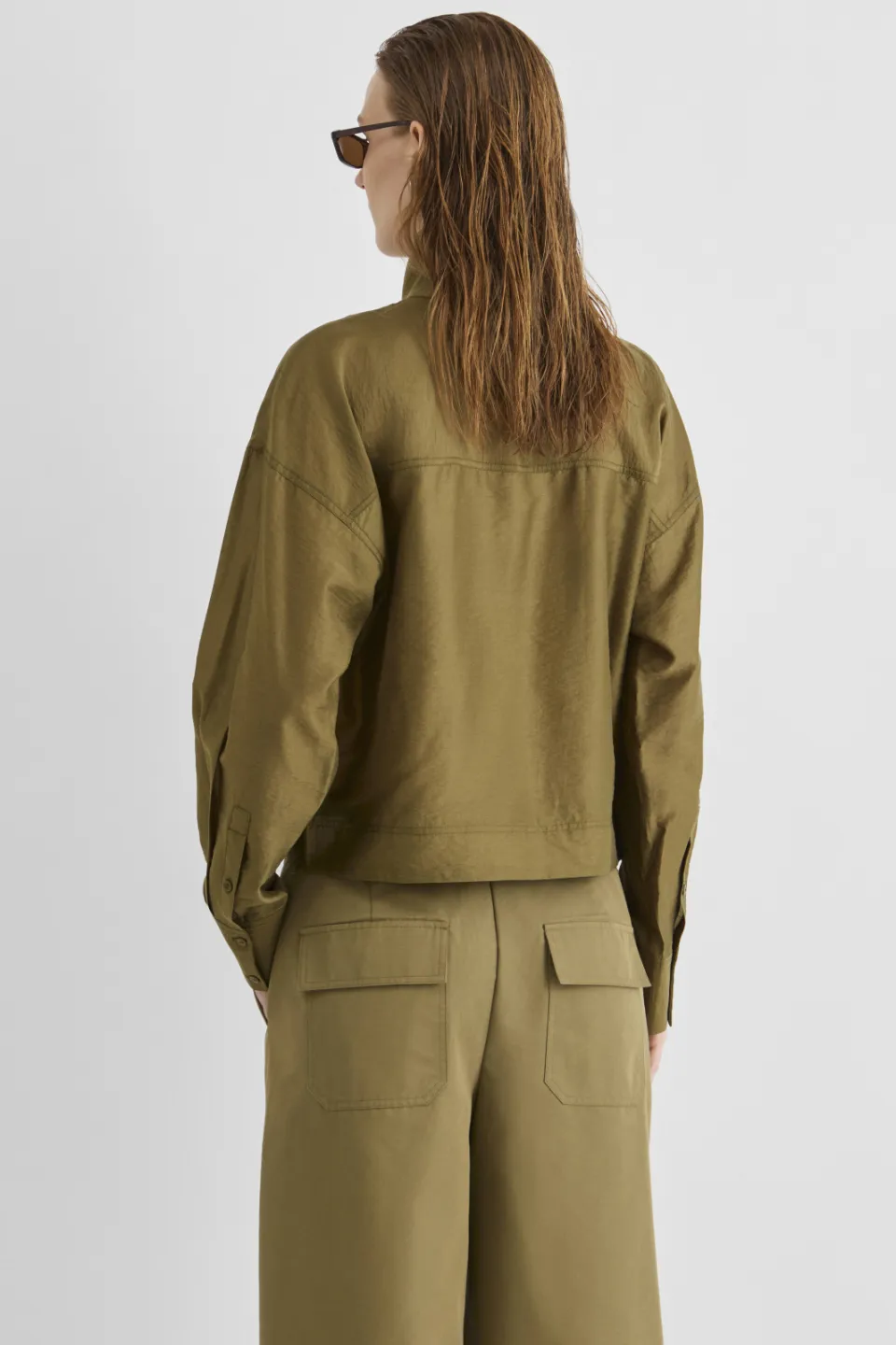 Rouge Edit Roustina blouse olijfgroen, foto 6