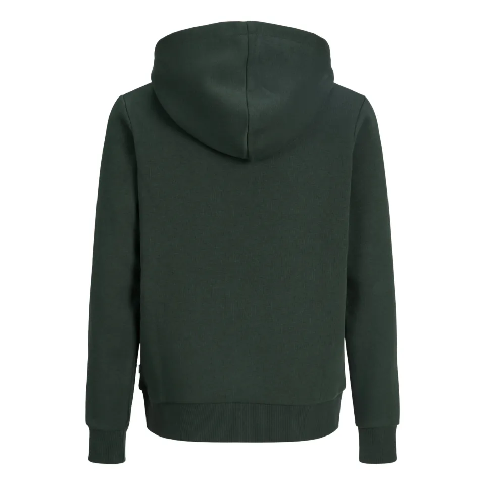 Jack & Jones JUNIOR hoodie met logo - donkergroen, foto 4