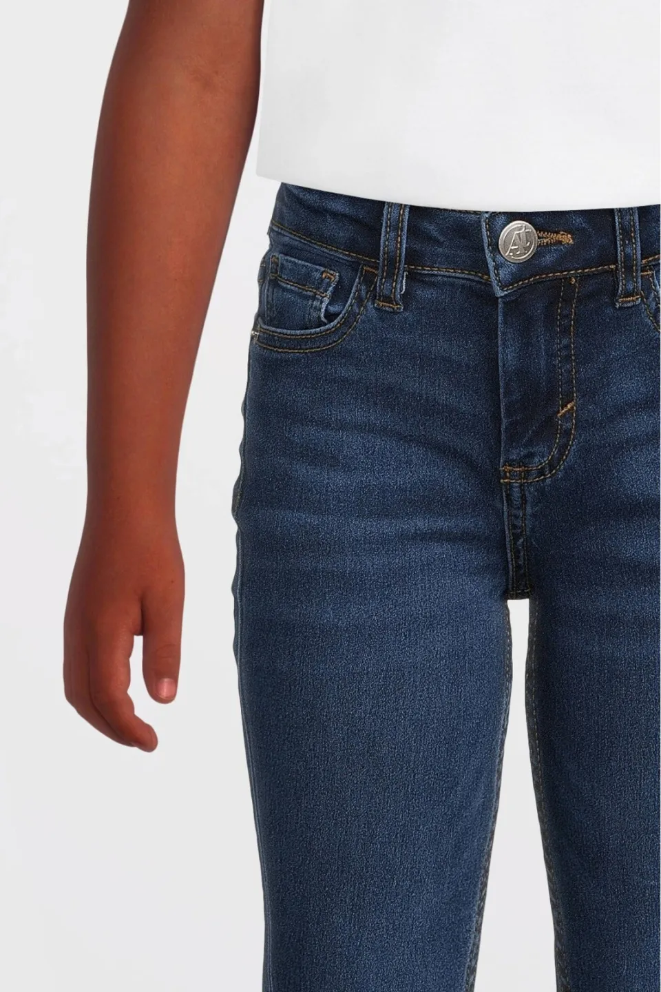 Anytime skinny jeans donkerblauw, foto 4