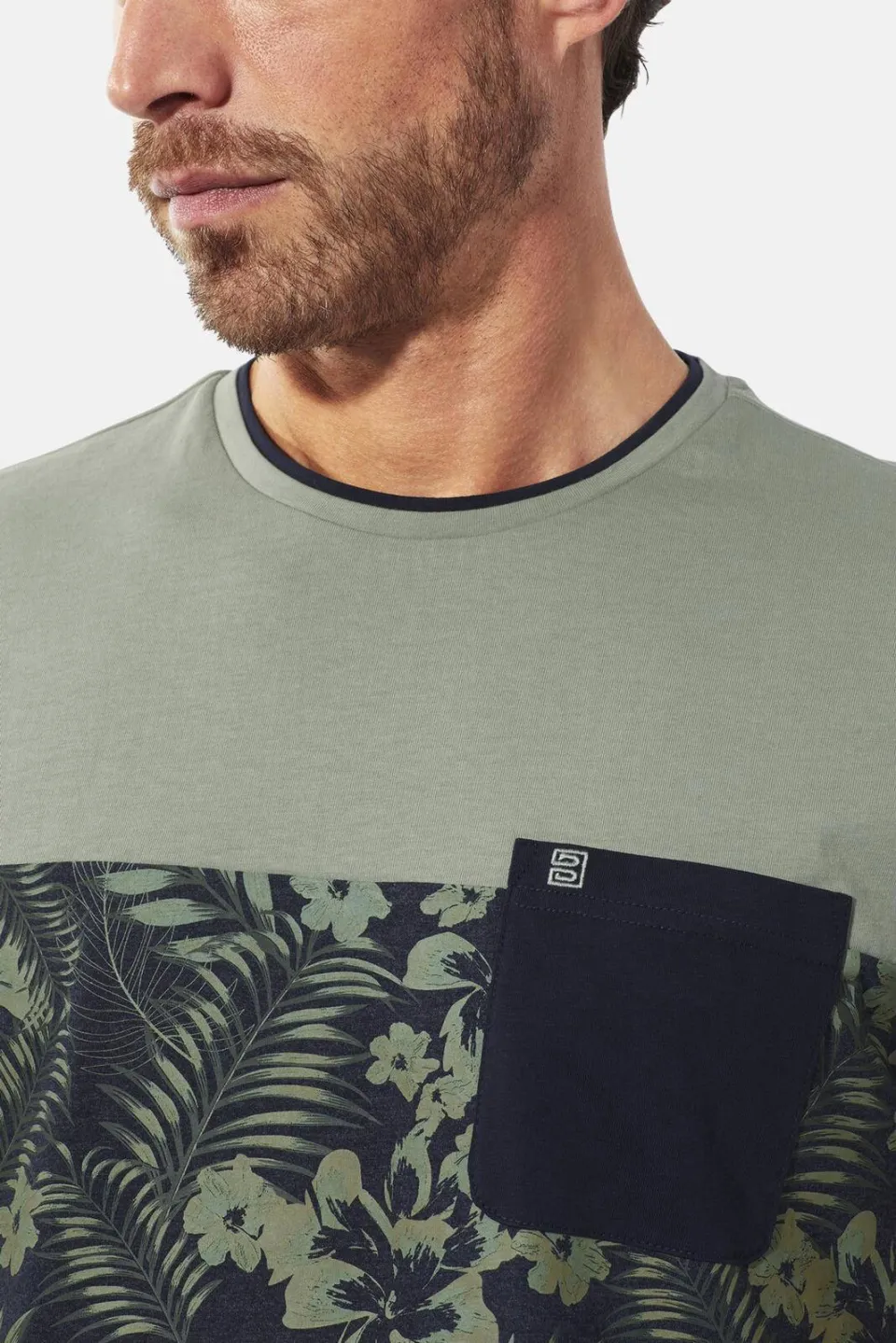Babista Rigatuli T-shirt donkerblauw met bloemen groen/blauw, foto 8