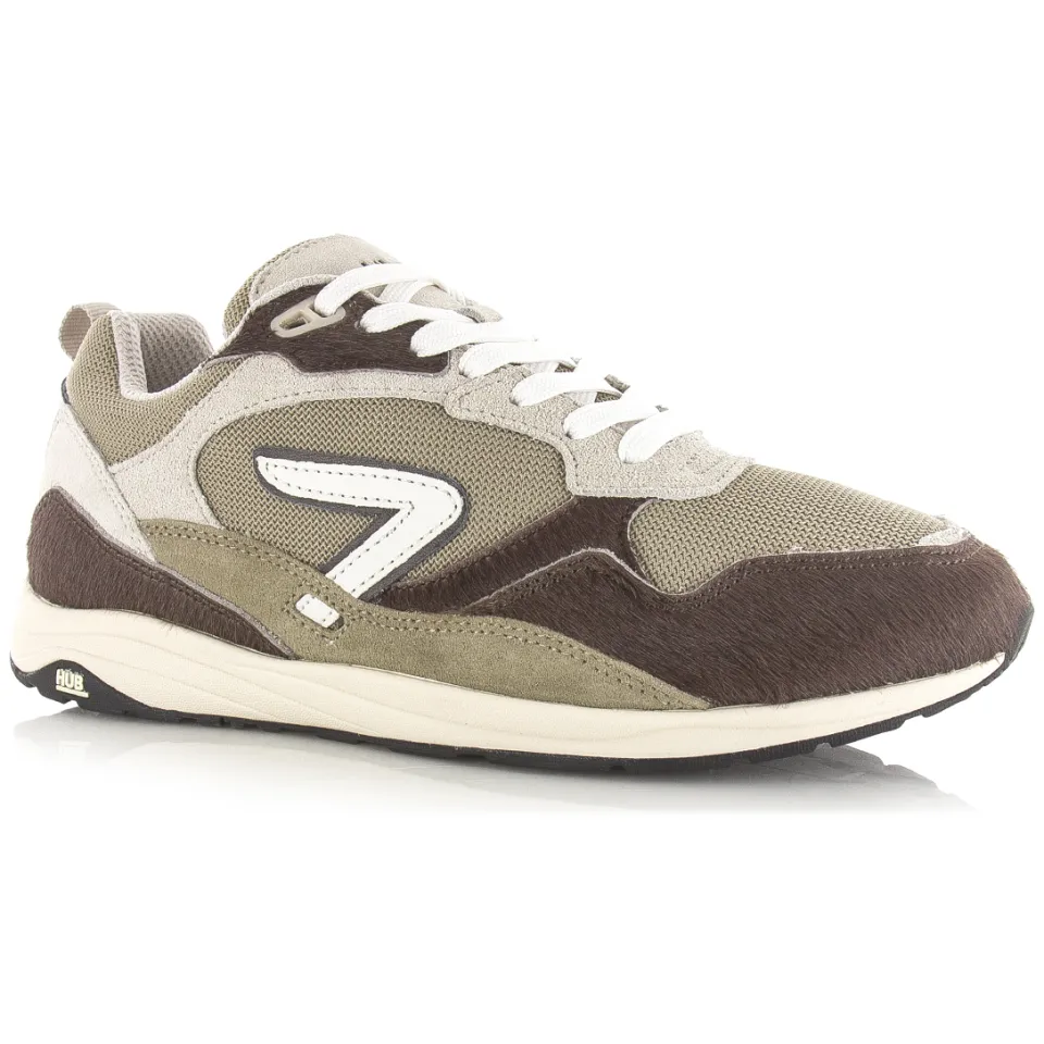 Hub Wave Pony sneaker bruin, foto 4