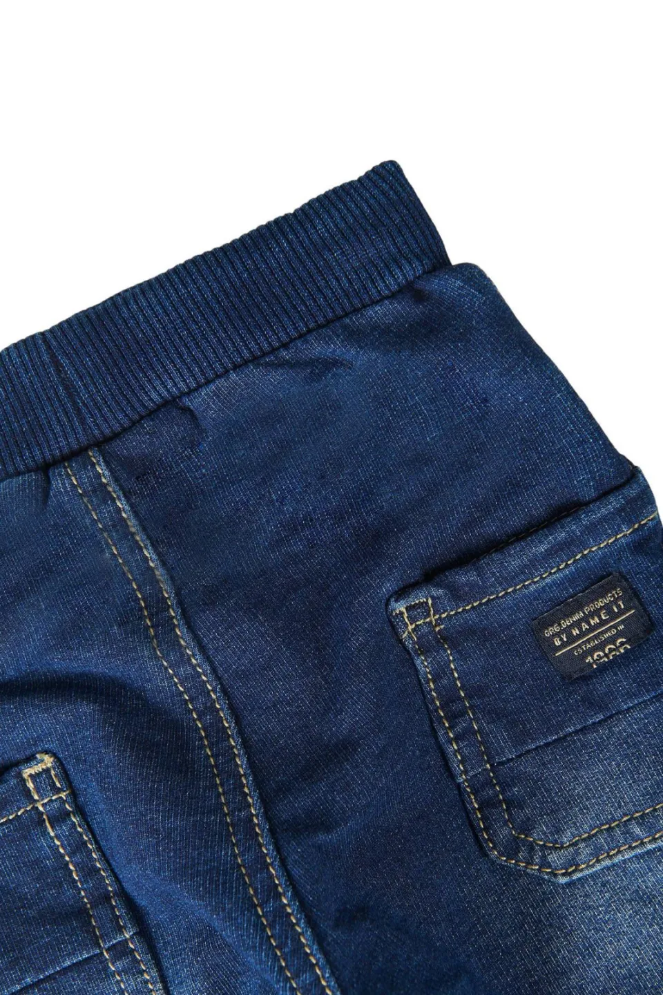NAME IT BABY baby tapered fit jog denim NBMBUNDO dark blue denim, foto 5