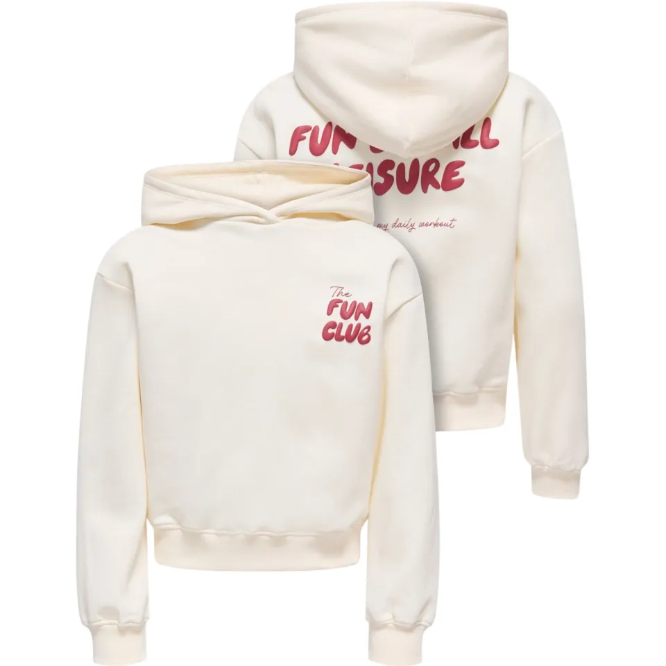 KIDS ONLY GIRL hoodie met backprint - ecru, foto 2