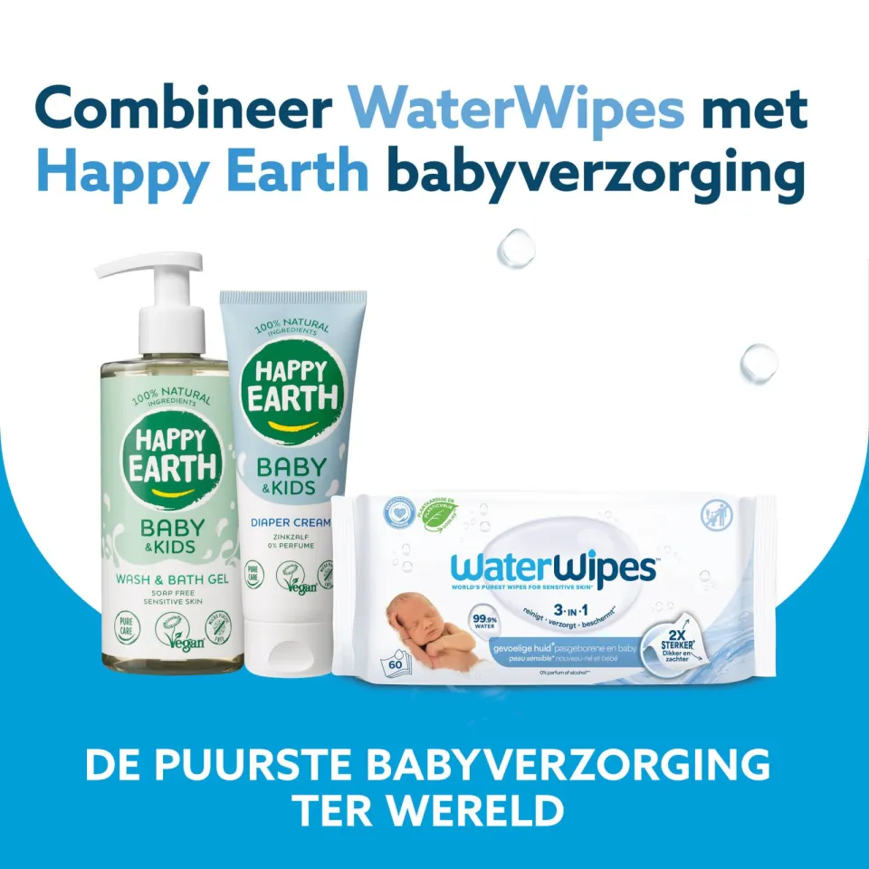 WaterWipes billendoekjes 1080 doekjes, foto 3