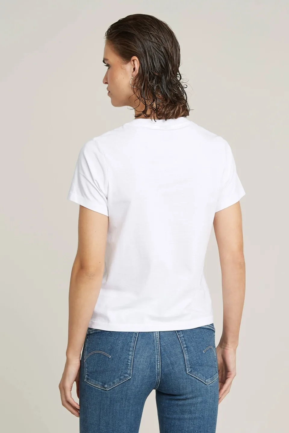 G-Star T-shirt wit, foto 3