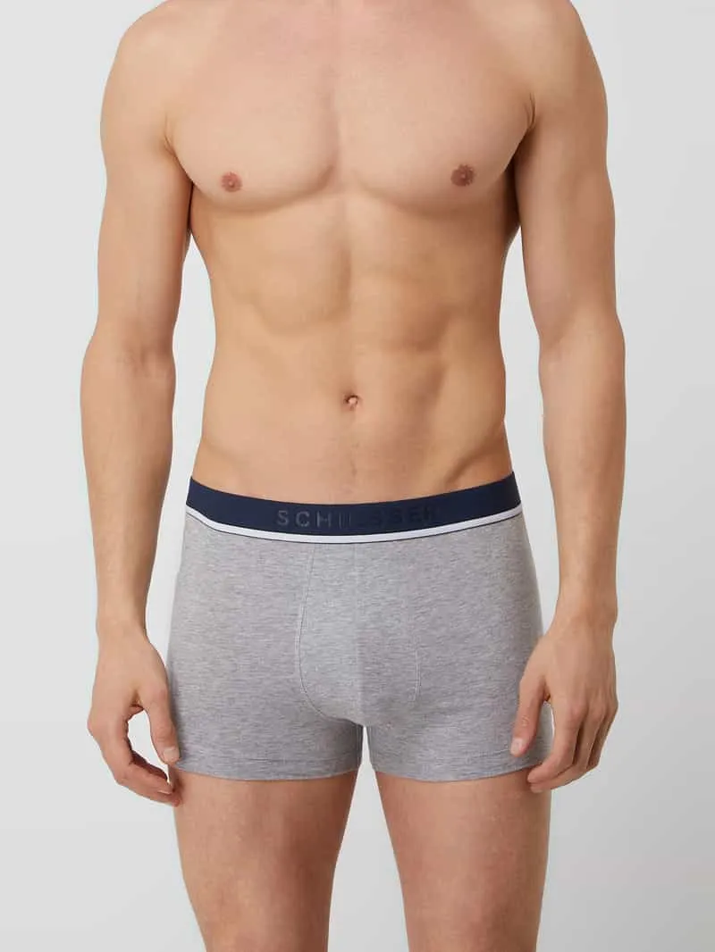 Schiesser Trunks met stretch in set van 3 Veelkleurig