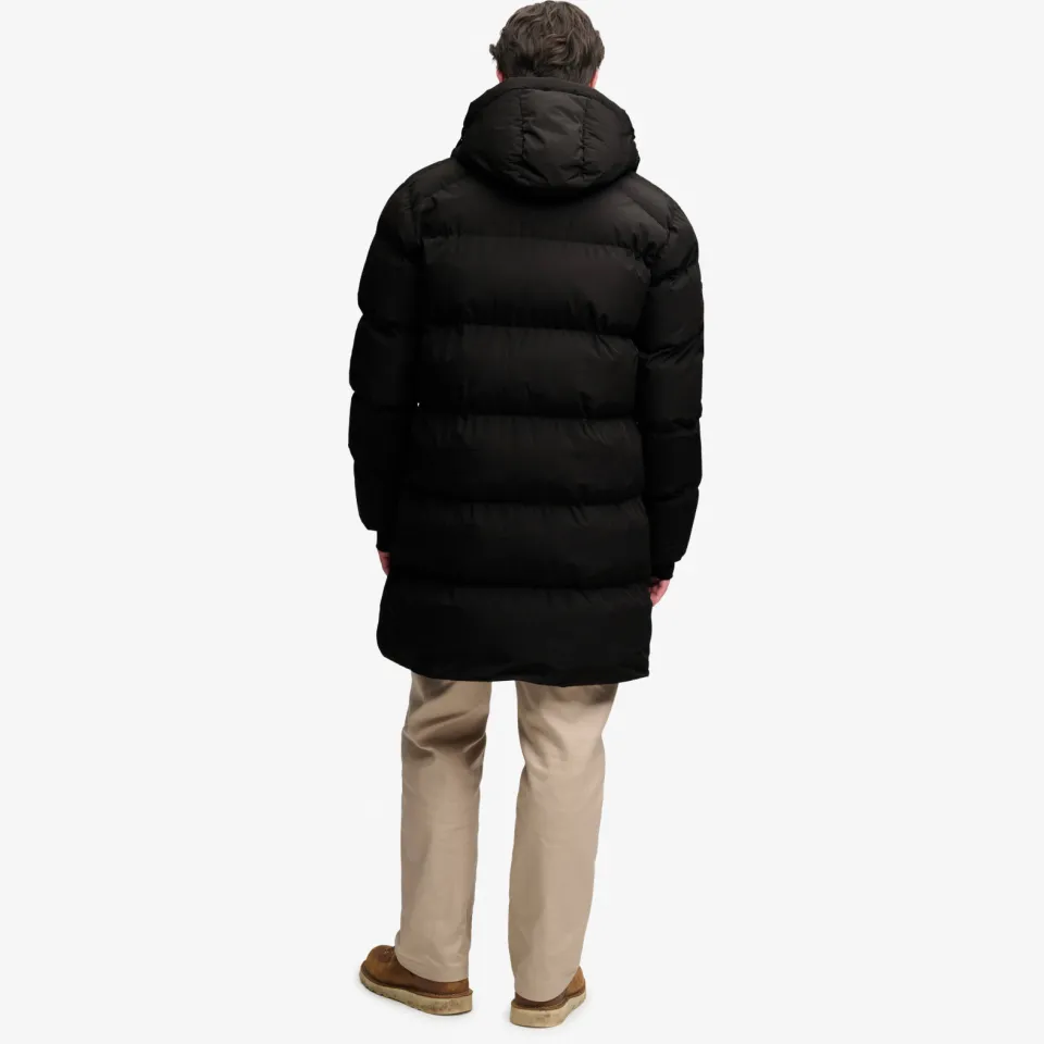 Superdry Hooded Sports Puffer pufferjas zwart, foto 4