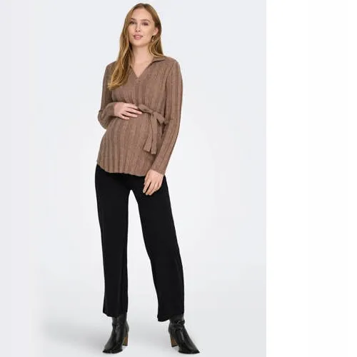 Only MATERNITY OLMFEVER wide leg broek zwart, foto 3