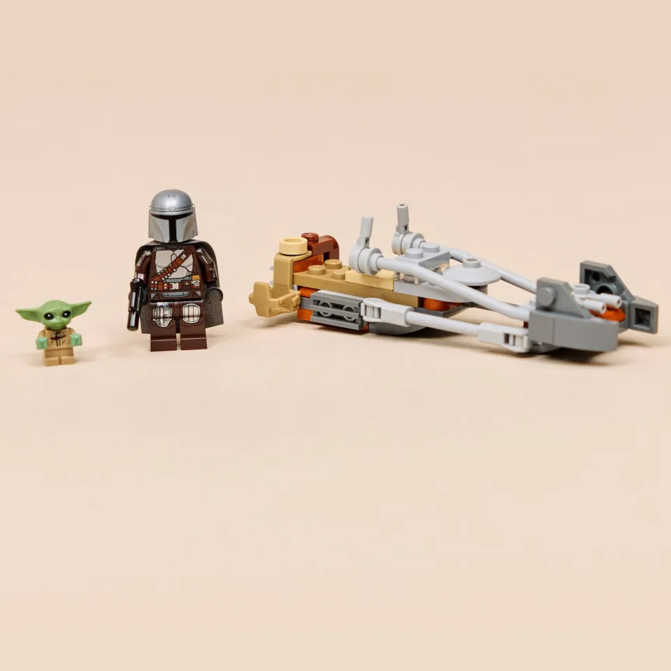 Lego Star Wars De Mandalorian en Grogu's Speederbike Set 75436, foto 6