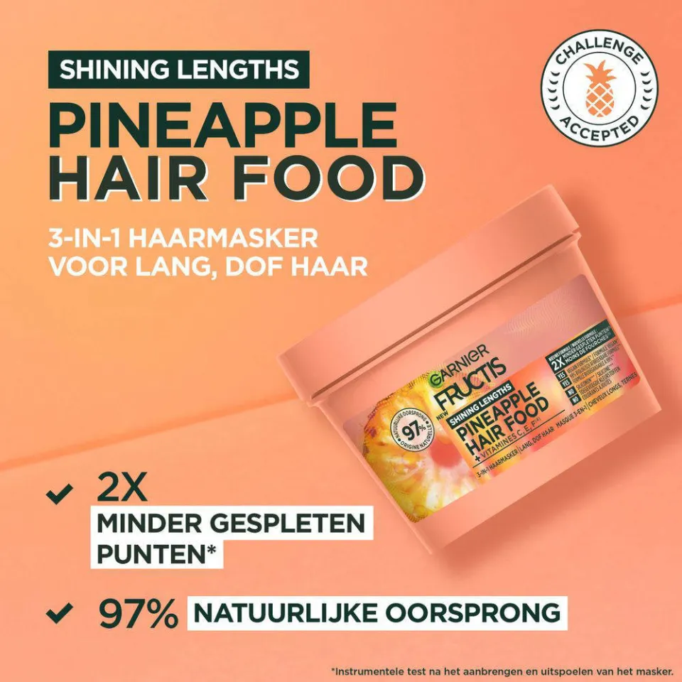 Garnier Fructis Hair Food Pineapple 3-in-1 haarmasker, foto 3
