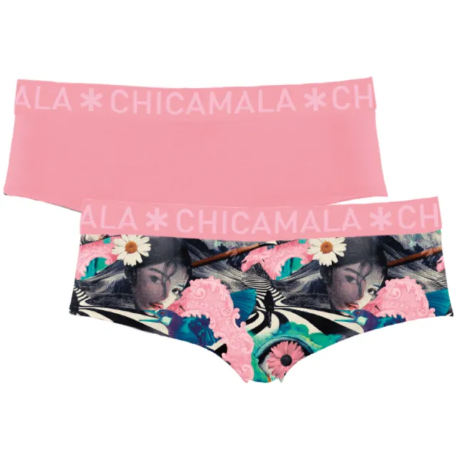 Muchachomalo Meisjes 2-pack Briefs Veelkleurig