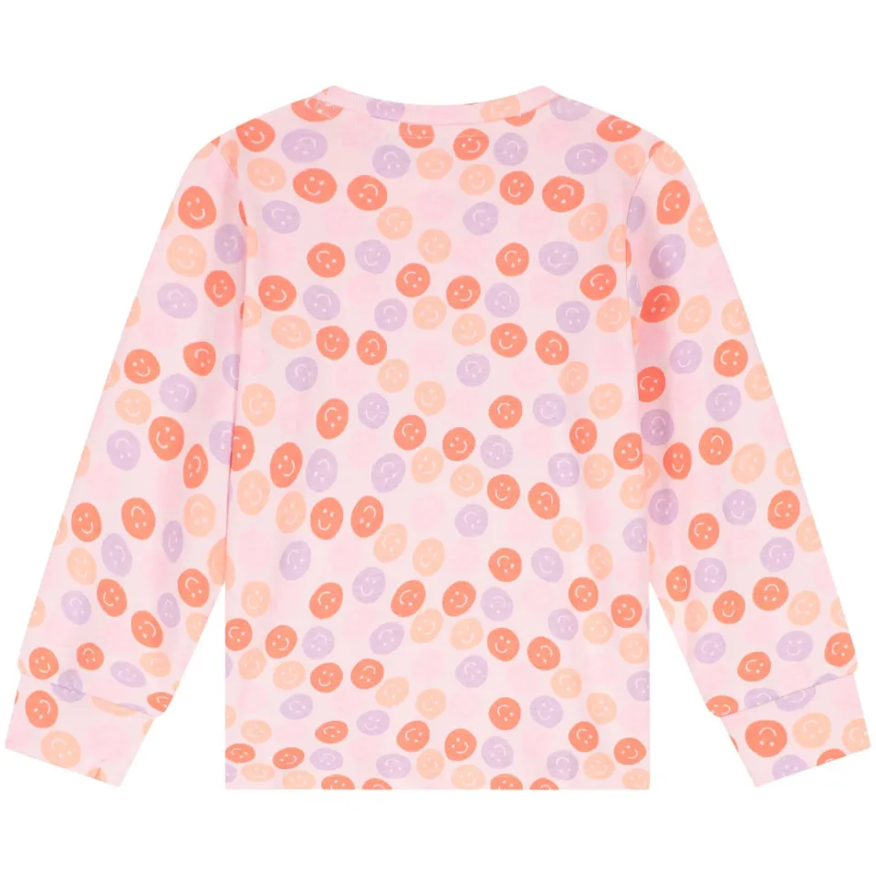 Stains&Stories pyjama met print lichtroze lichtroze/oranje/lila, foto 2